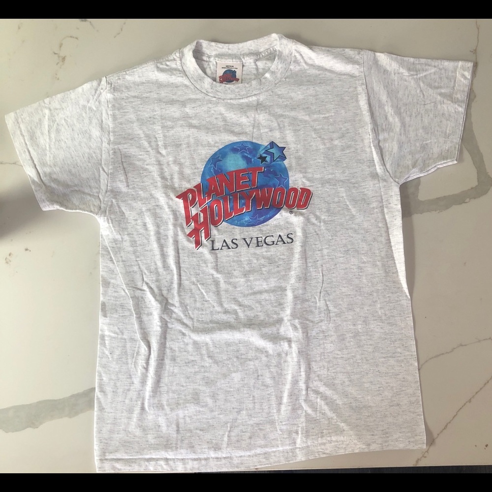 Vintage Planet Hollywood white T-Shirt size medium